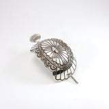 Arnold Blackgoat Silver Stamp Hair Pin