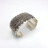 Leonard Maloney Silver Stamp Bracelet