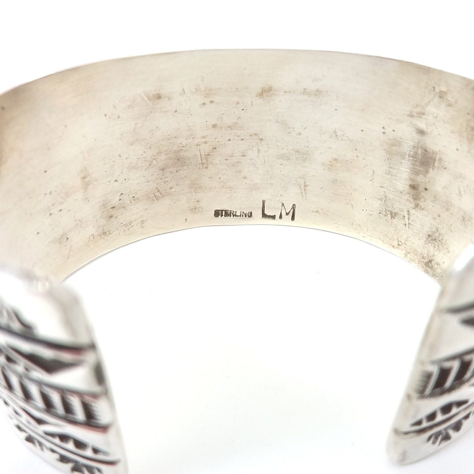 Leonard Maloney Silver Stamp Bracelet