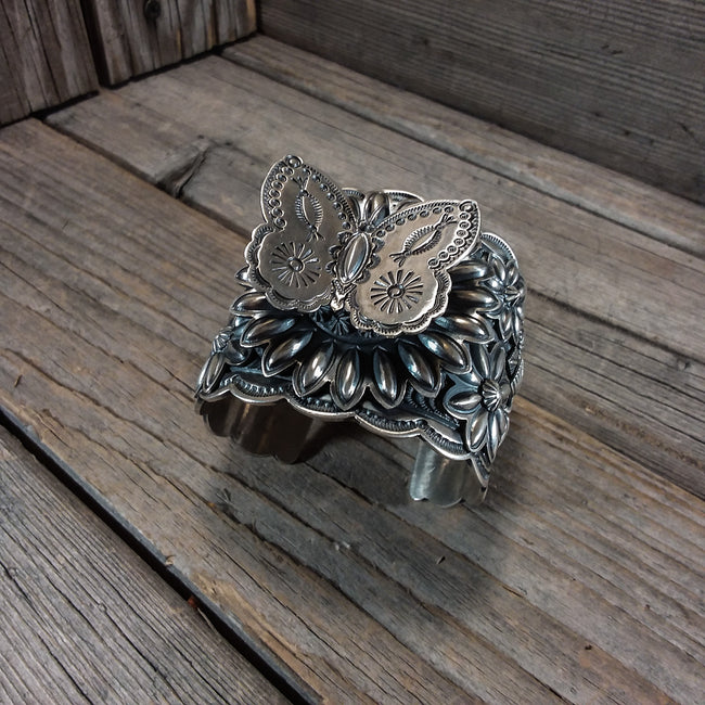 Donovan Chadman Silver Butterly Bracelet