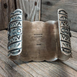 Dragon Fly Sterling Silver Cuff Donovan Cadman, Navajo, Native American Bracelet