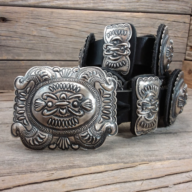 Navajo Silver Stamp Concho