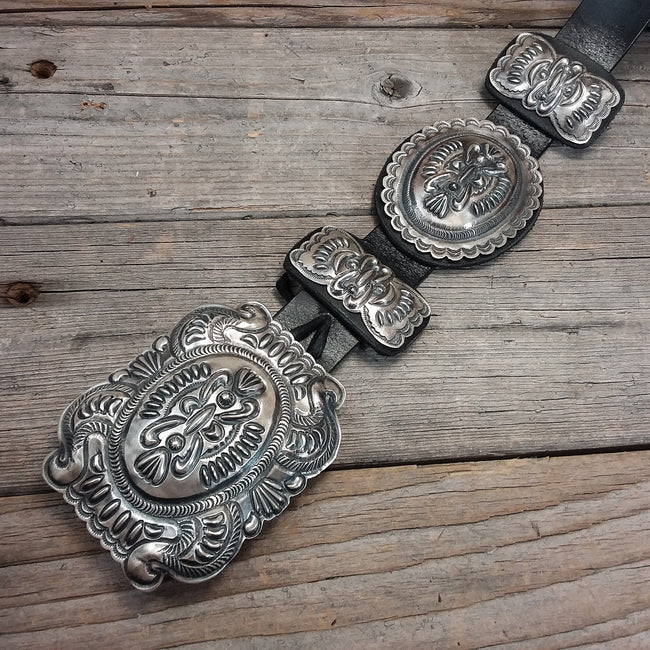 Navajo Silver Stamp Concho