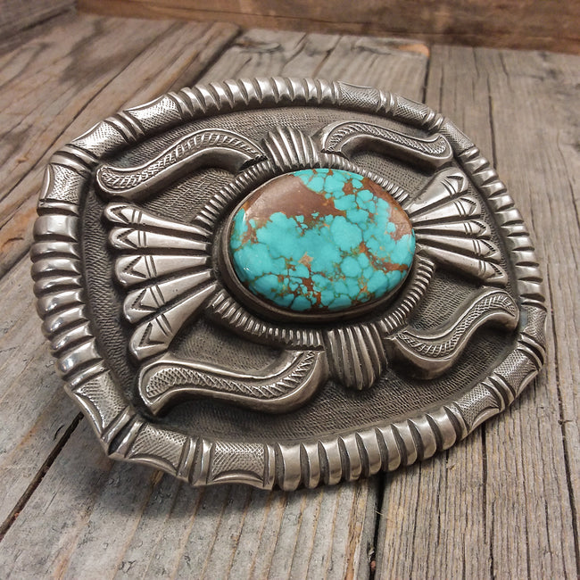 Turquoise Buckle By Calvin Martinez