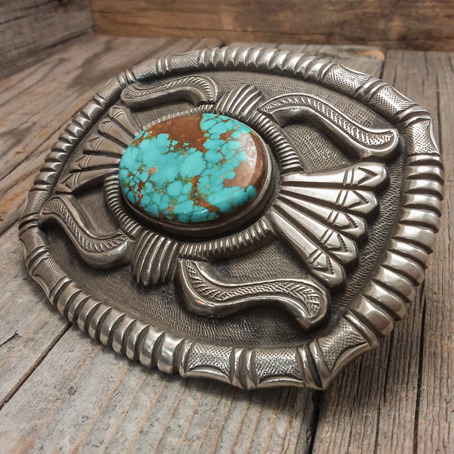 Turquoise Buckle By Calvin Martinez