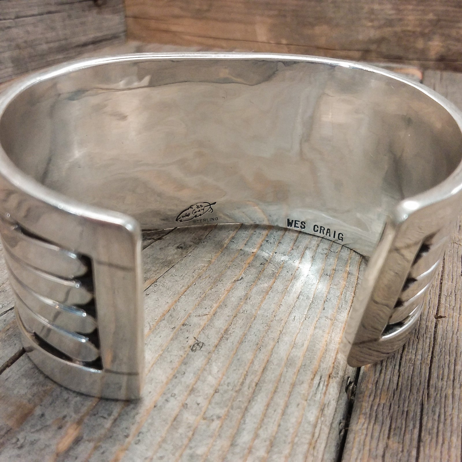 Turqoise Silver Bracelet By Wes Craig