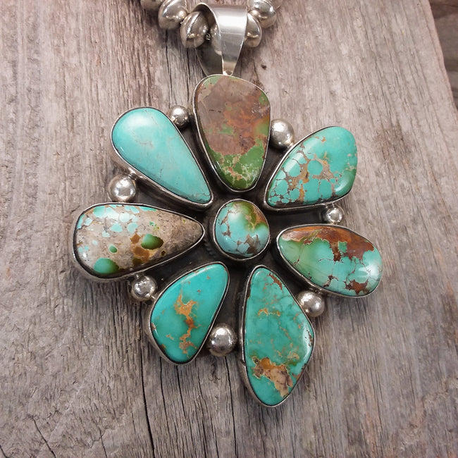 J.G. Pilot/Royston Turquoise Pendant