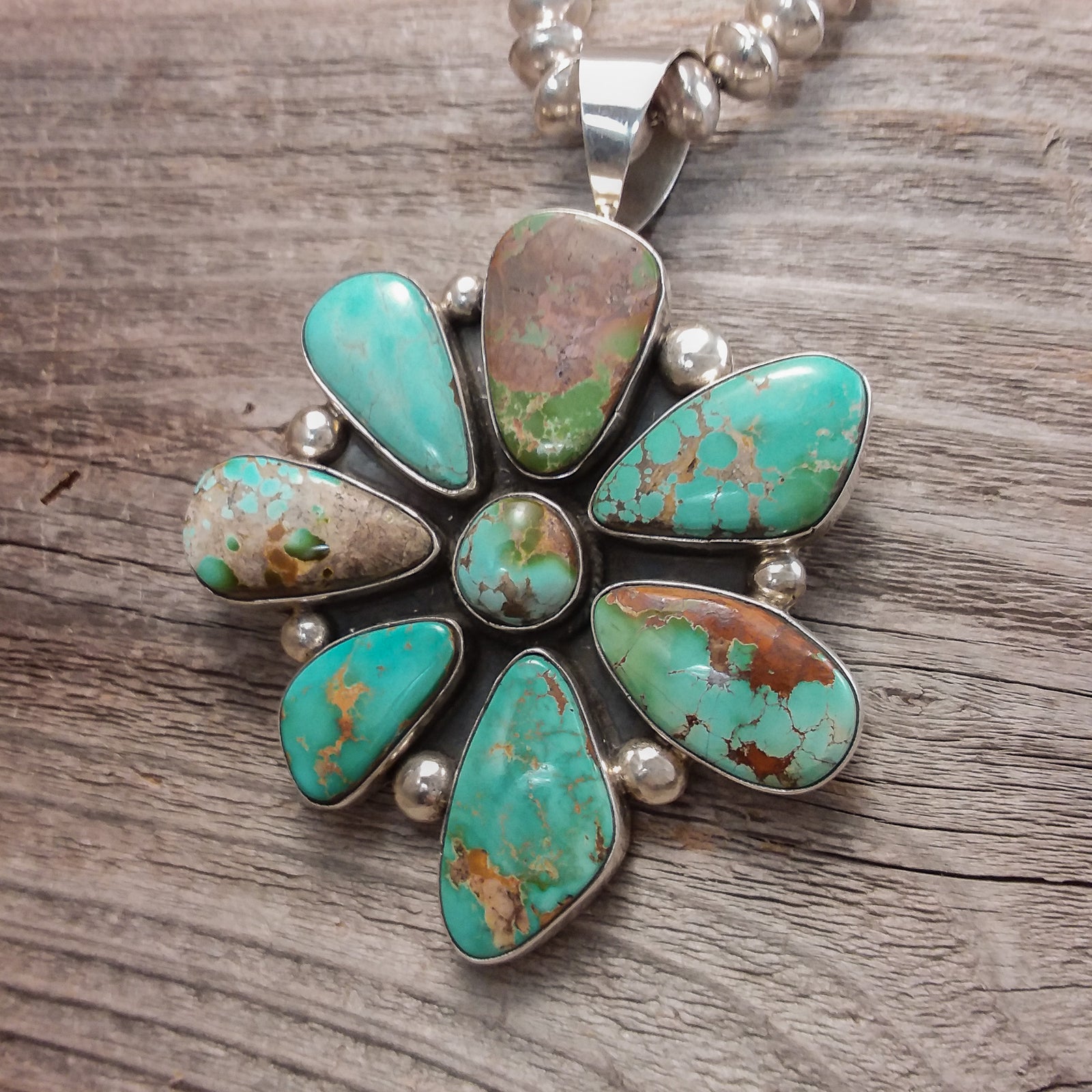 J.G. Pilot/Royston Turquoise Pendant