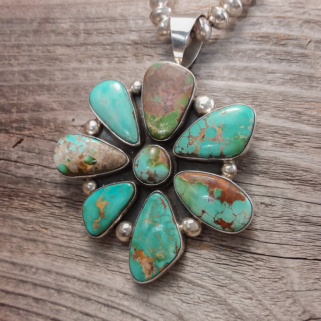 J.G. Pilot/Royston Turquoise Pendant