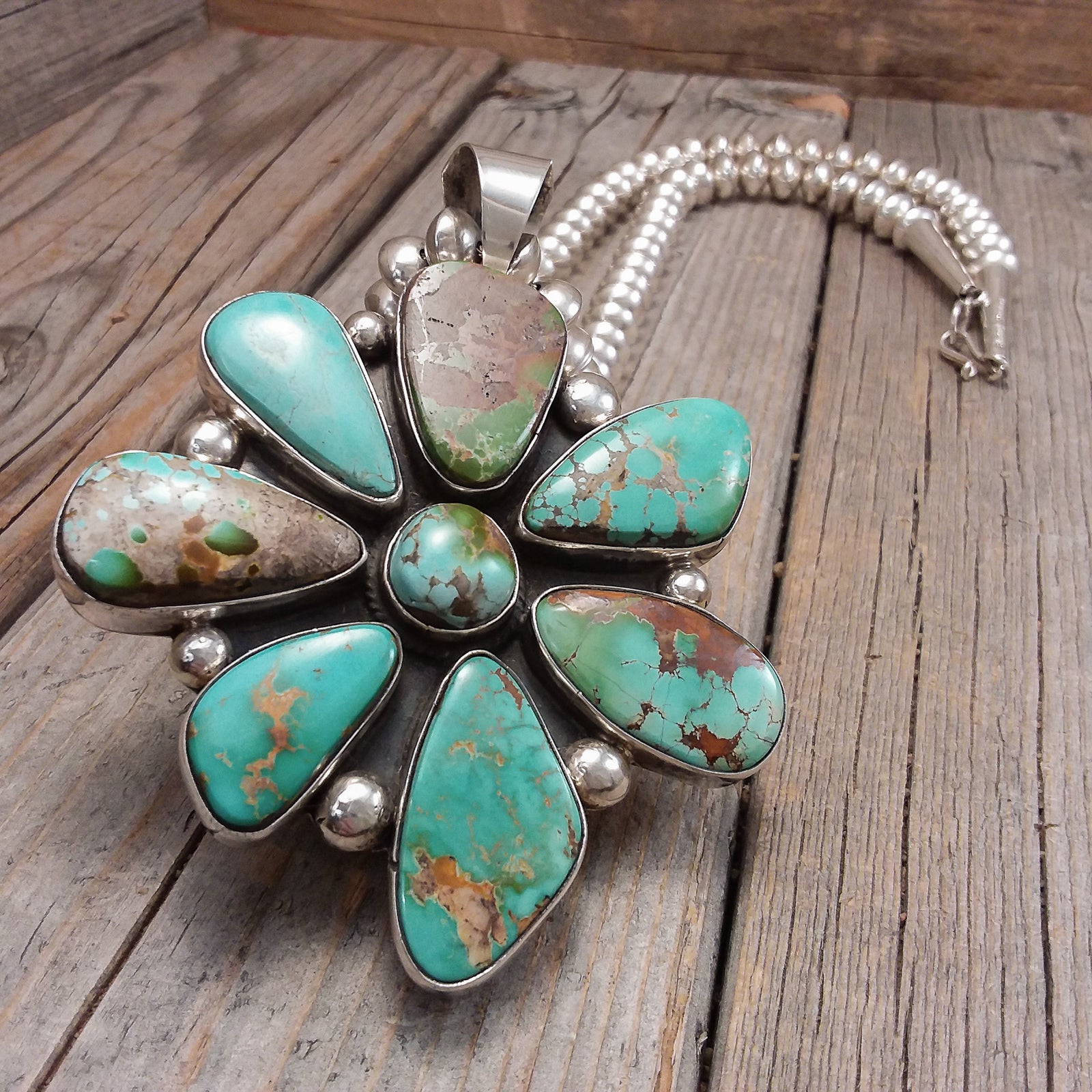 J.G. Pilot/Royston Turquoise Pendant