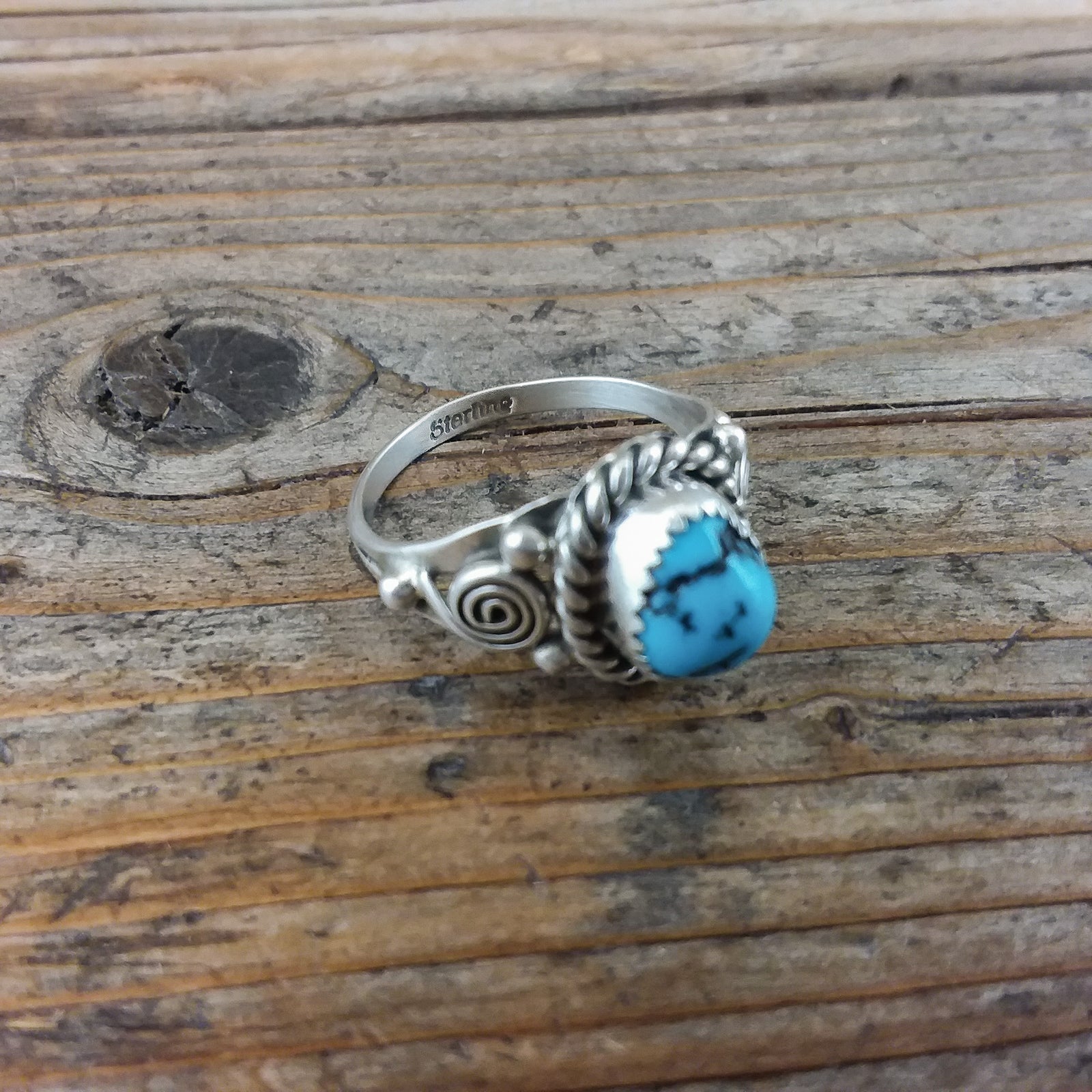 Freda Martinez Turquoise Ring