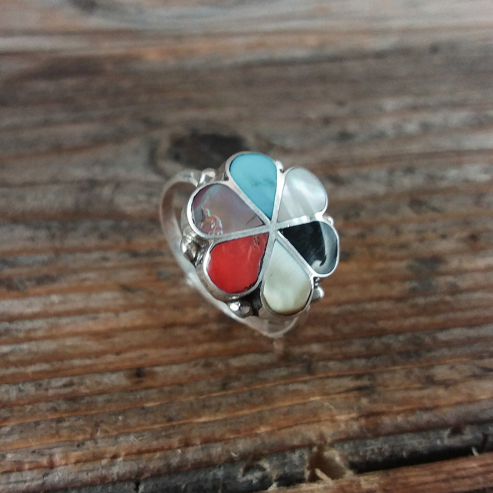 D.S. Zuni Inlay Ring