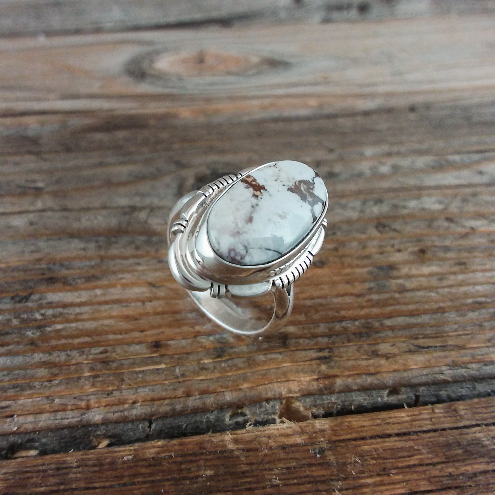 Jerold Francisco White Buffalo Ring