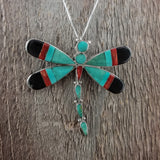 Angus Ahiyite Dragonfly Pendant