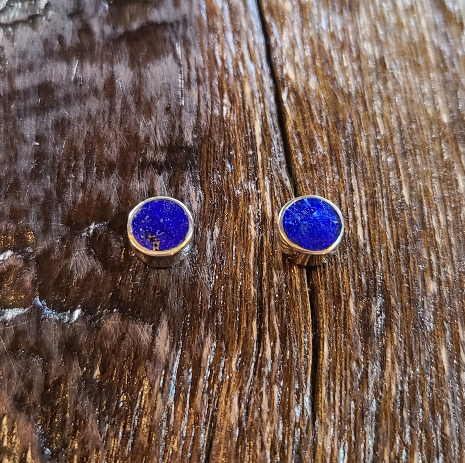 Lapis | Sterling Silver - Navajo | Native American Indian - Earrings