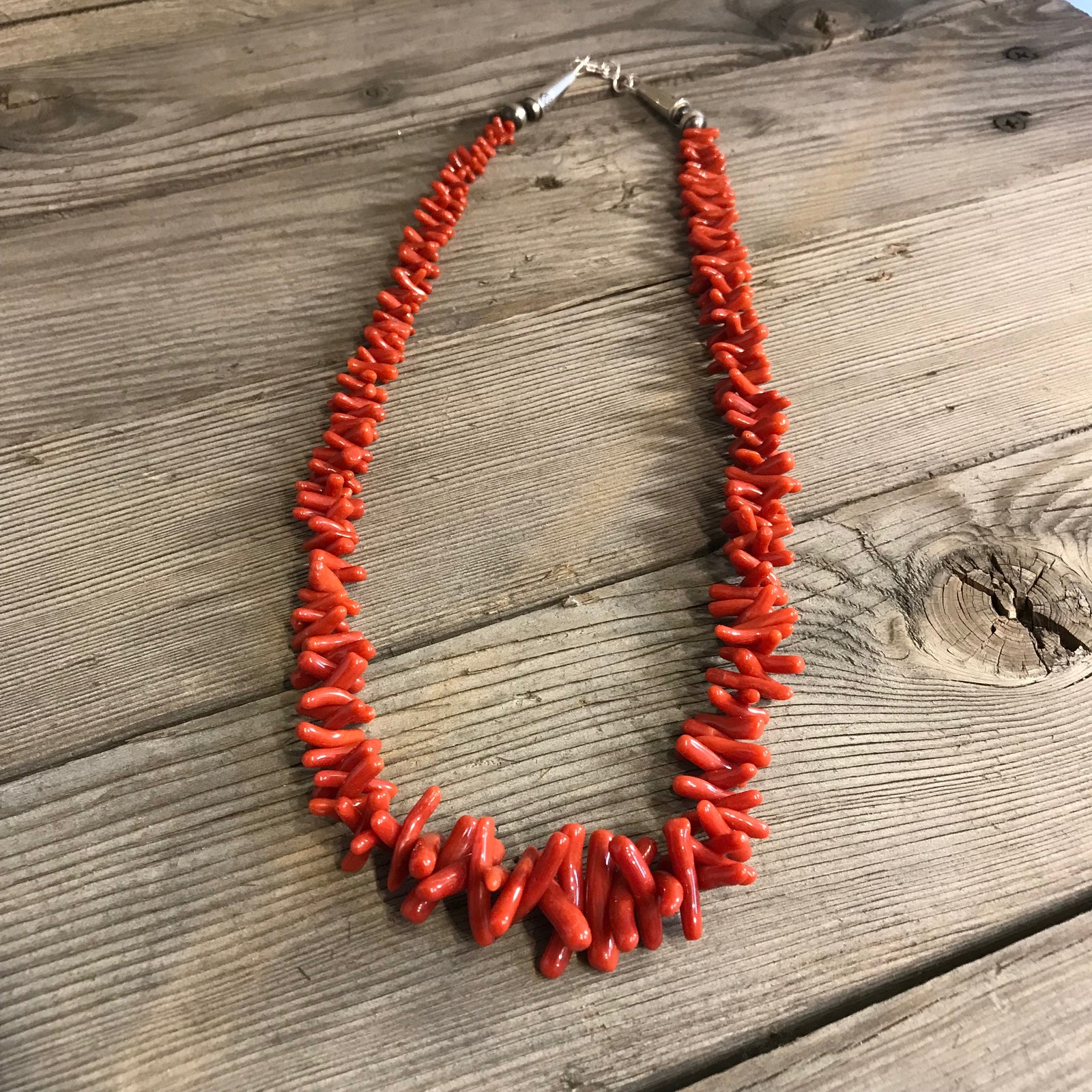 Fred Archuleta Branch Coral Necklace