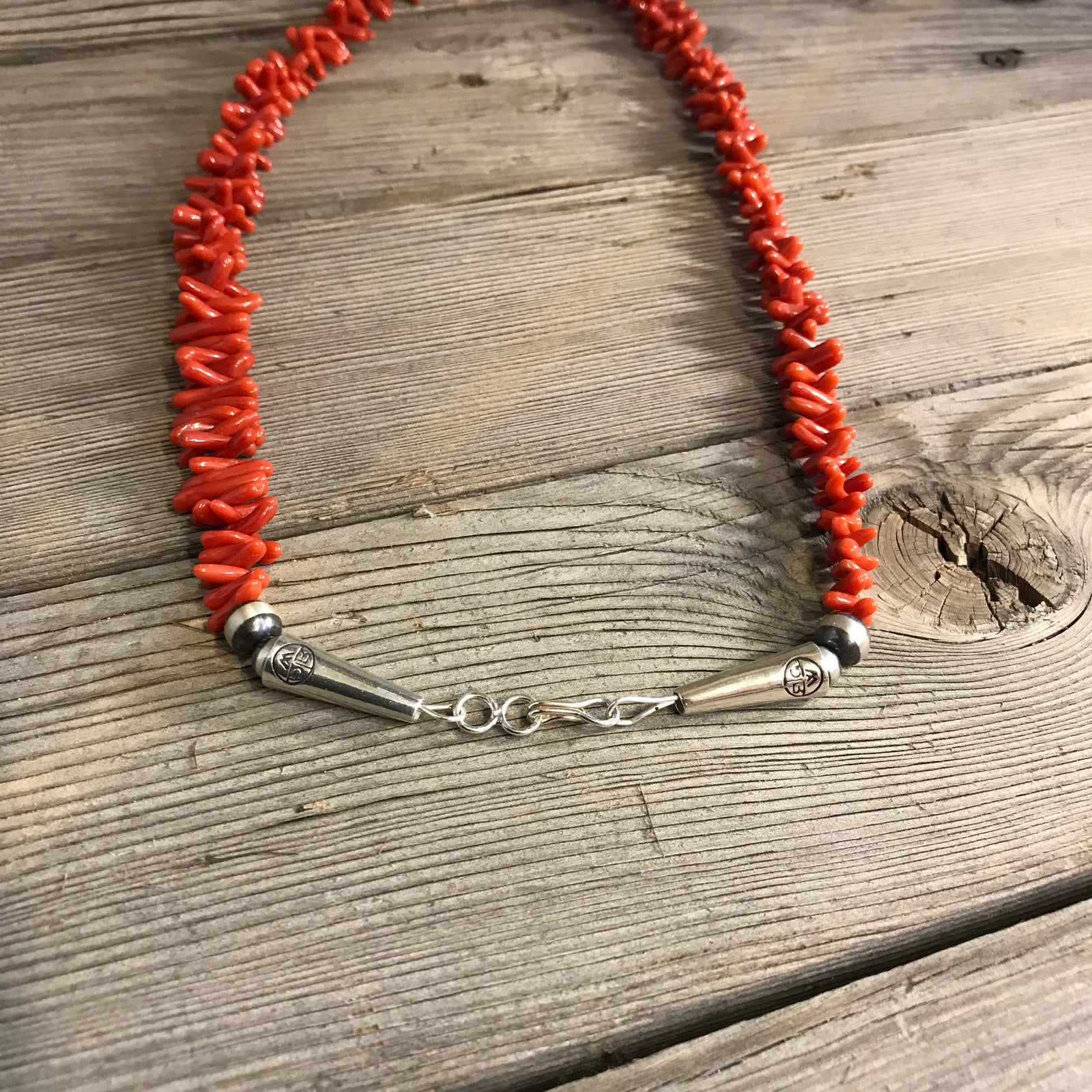 Fred Archuleta Branch Coral Necklace