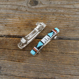 Melanie Booqua Zuni Inlay Hair Clips